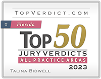 Top 50 Verdicts Florida 2023 | Talina Bidwell